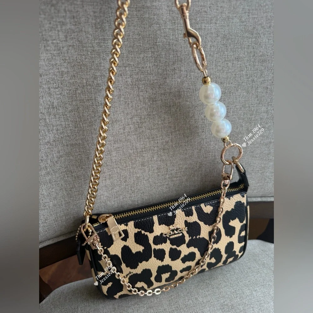 NWT！3PCS COACH Nolita 19 With Leopard Print（CBM66）fast shipping MOTHER DAY GIFT - Picture 3 of 15